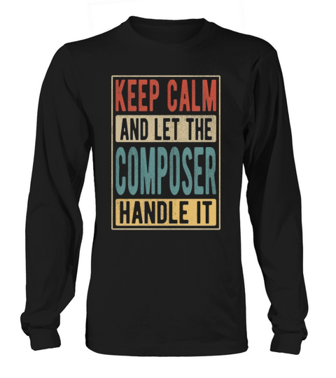 Composer Retro Gift Long sleeved Unisex