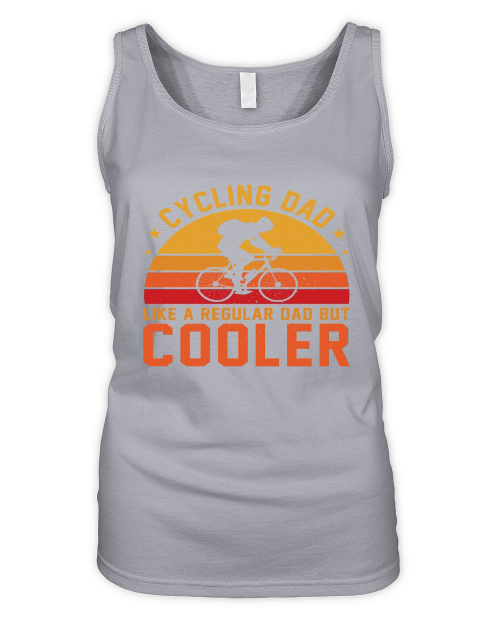 Cycling Dad like a regular Dad but cooler Organic Women's Tank Top