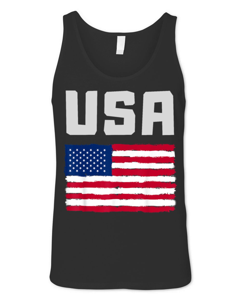 USA Flag Patriotic 4th of July America day of Inde Unisex Jersey Tank