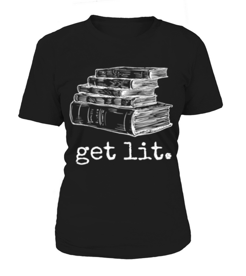 Get Lit With Boo Meme Small Print On Left Chest Women's T-Shirt
