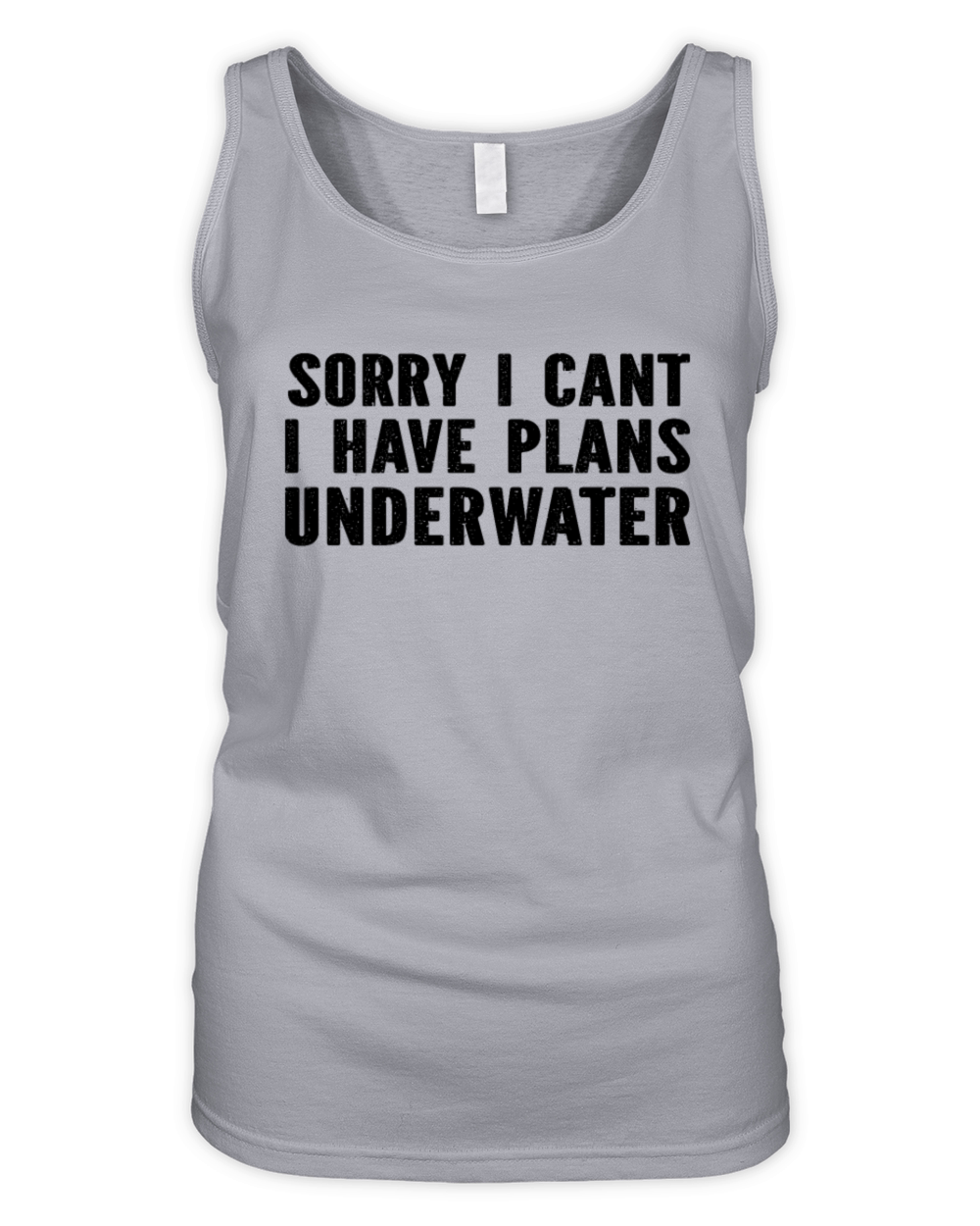 Diving - Sorry I Cant I Have Plans Underwater Divi Organic Women's Tank Top