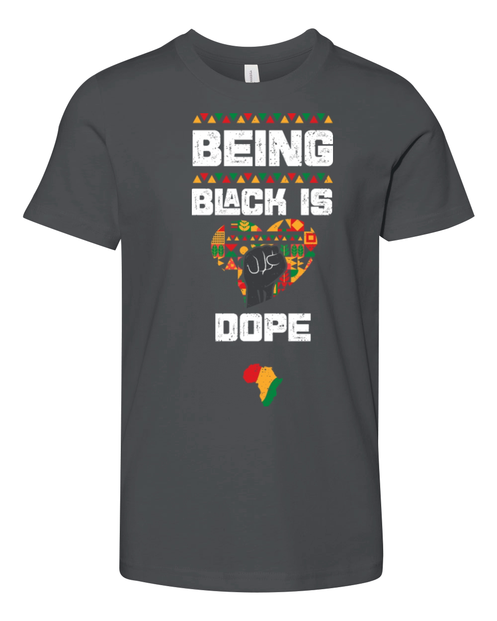 Being Black Is Dope Youth Unisex Jersey Tee