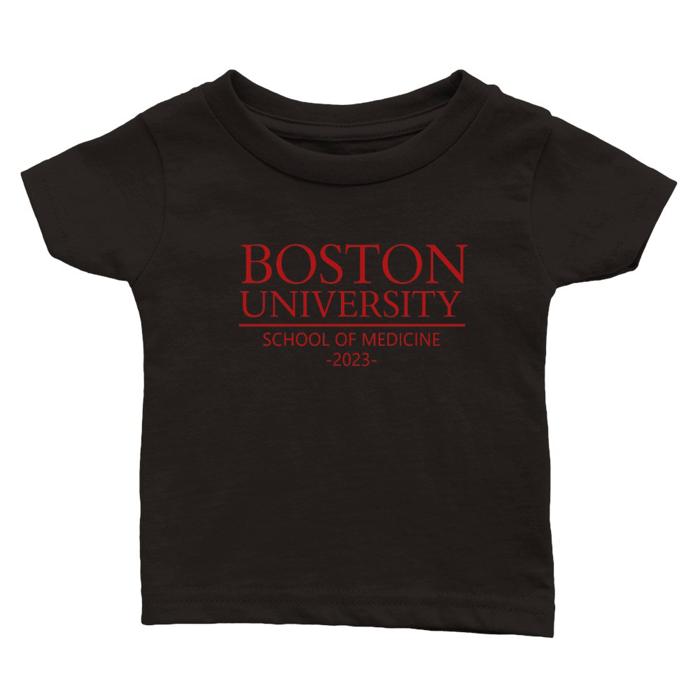 BOSTON UNIVERSITY SCHOOL OF MEDICINE CLASS 2023 Classic Baby Crewneck T-shirt