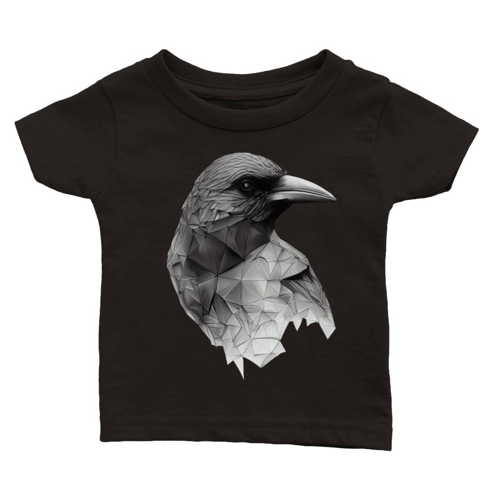 Polygonal Crow Classic Baby Crewneck T-shirt