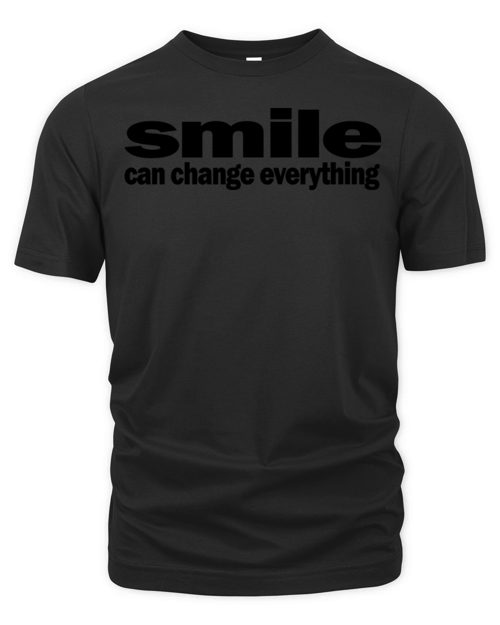 Smile Can Change Everything 1A Organic Unisex T-shirt