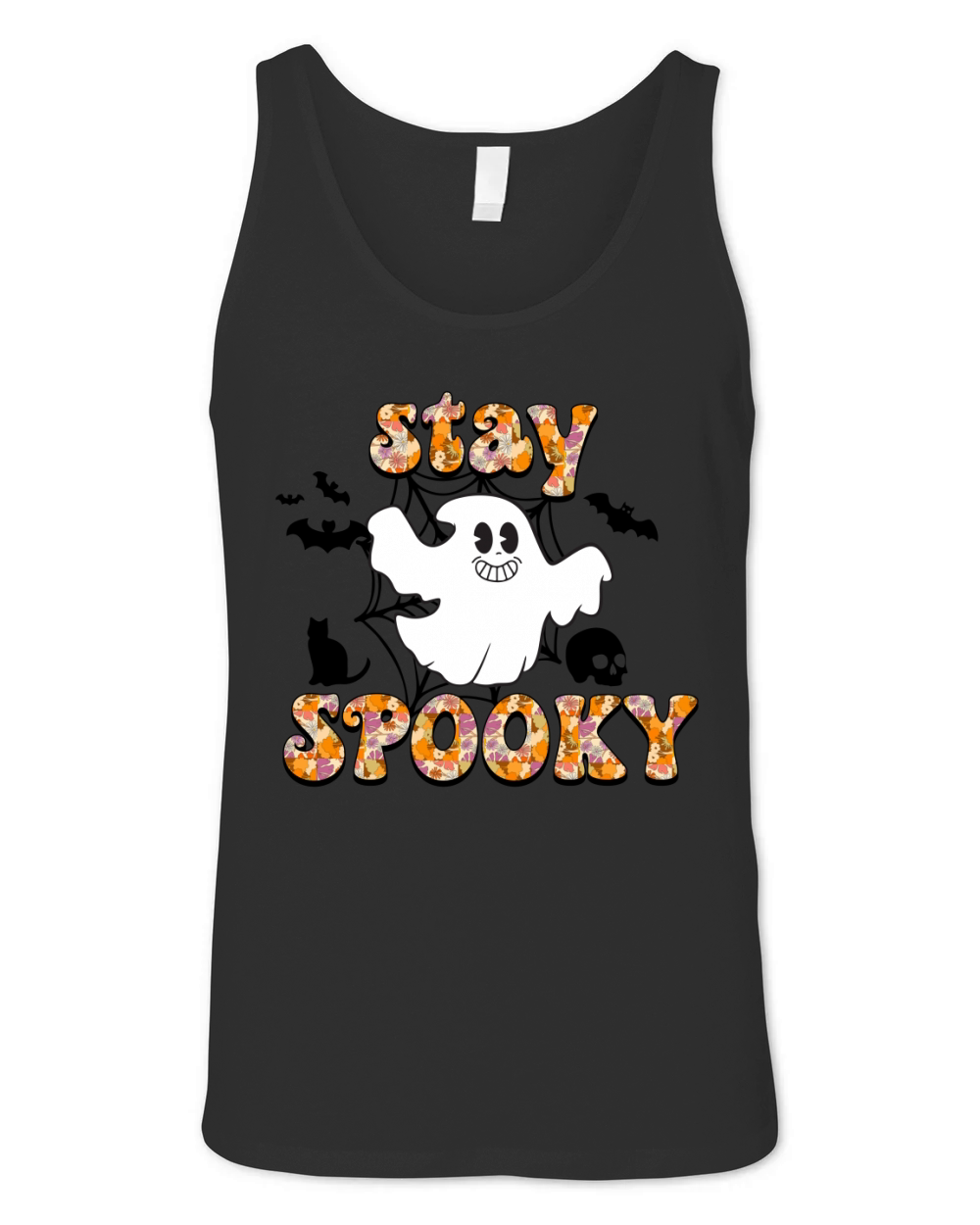 Stay Spooky Cute Creepy Goth Halloween Horror Unisex Jersey Tank