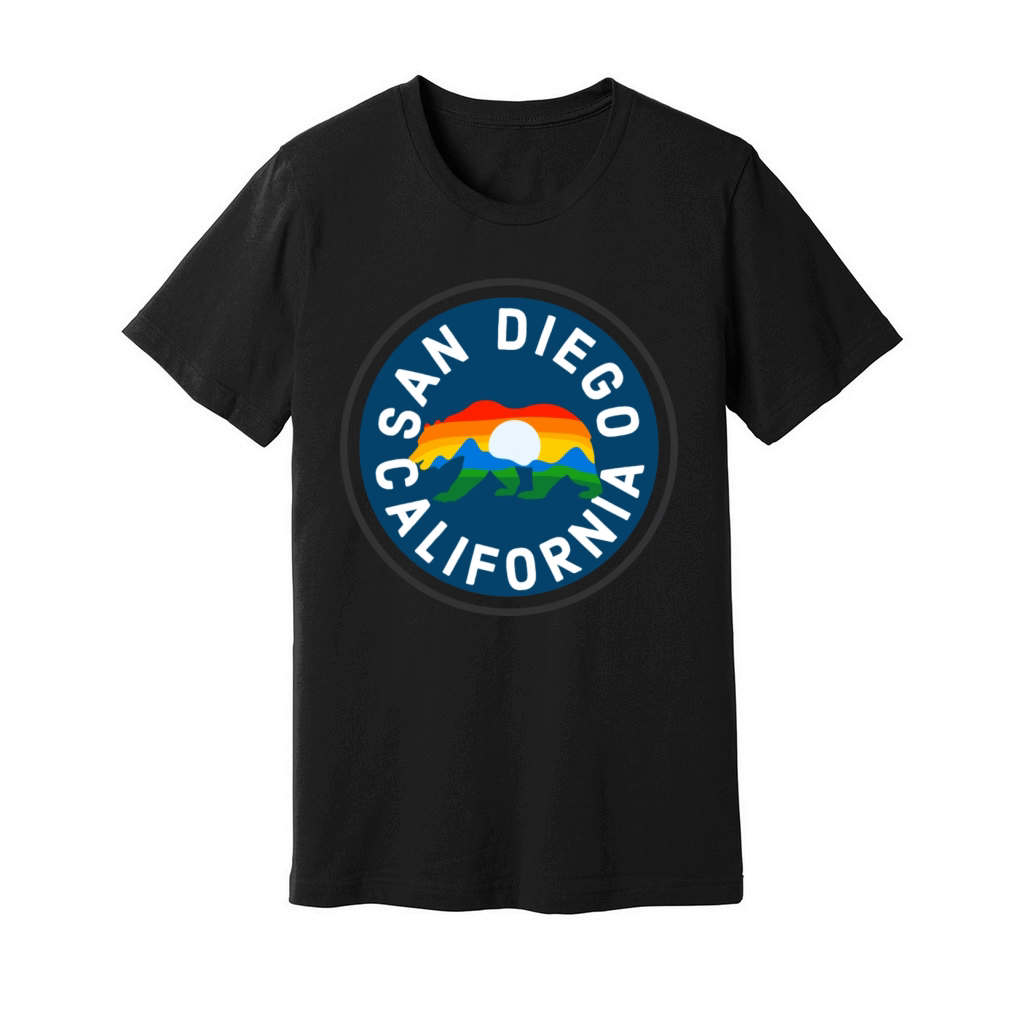 San Diego California Unisex Jersey Tee
