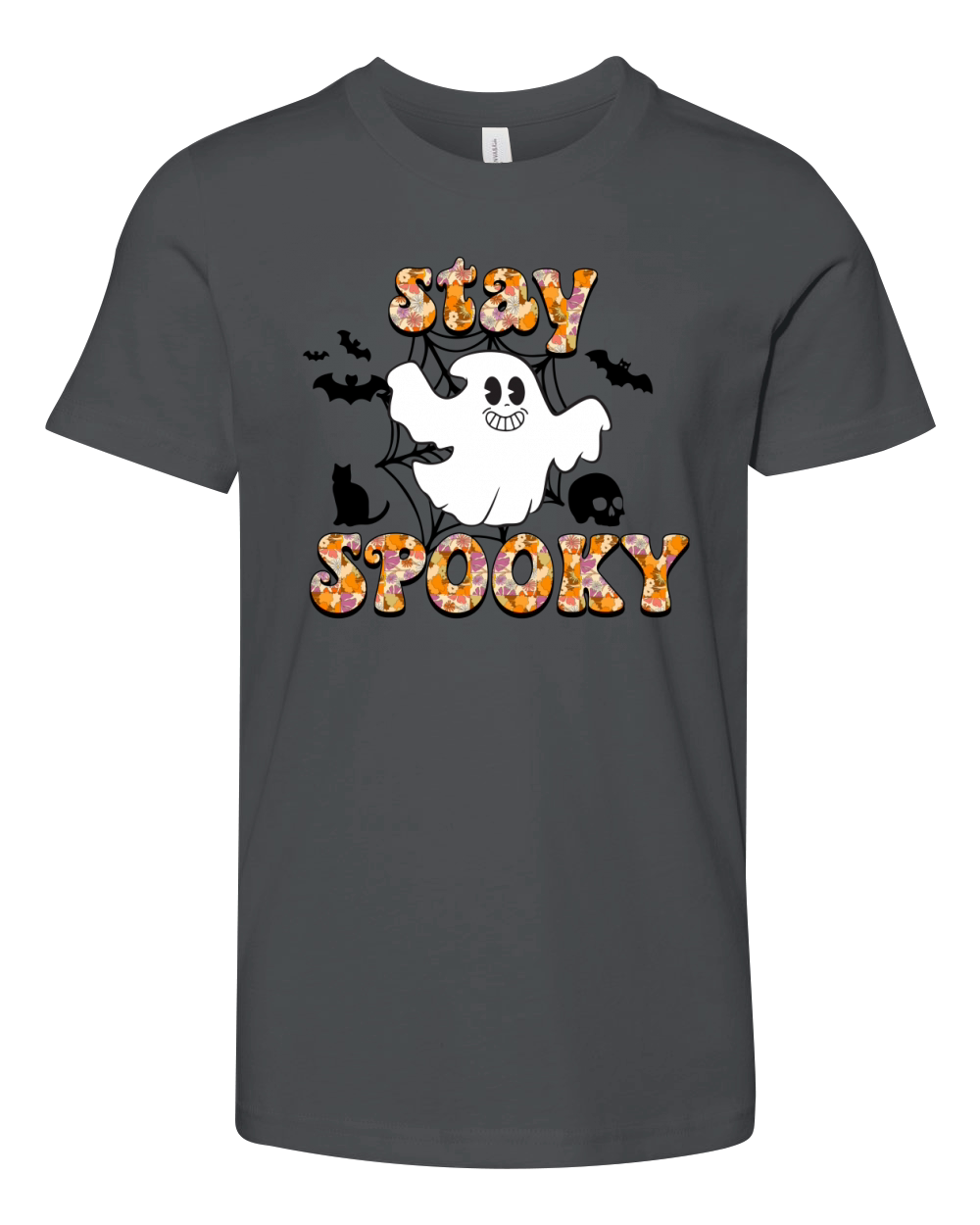 Stay Spooky Cute Creepy Goth Halloween Horror Youth Unisex Jersey Tee