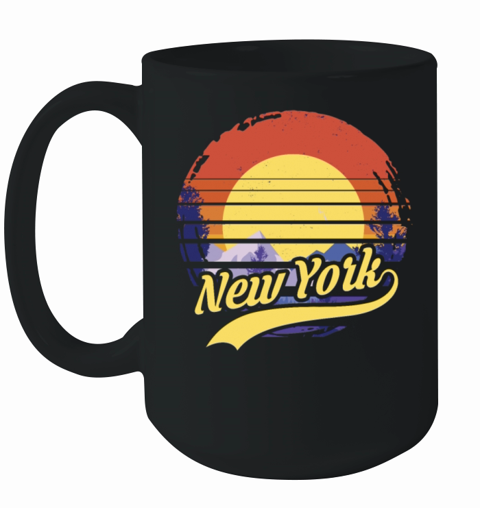 New York Usa Staate Ceramic Mug