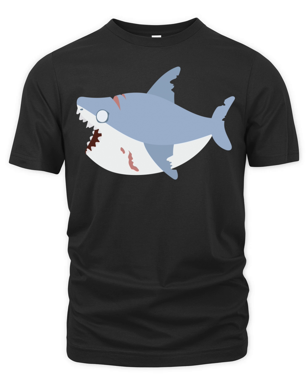 Halloween Shark Shirt Shark Zombie Mummy Funny Halloween Costume Organic Unisex T-shirt