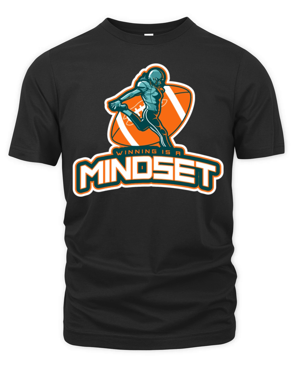 Winning Is A Mindset American Football Sports Organic Unisex T-shirt