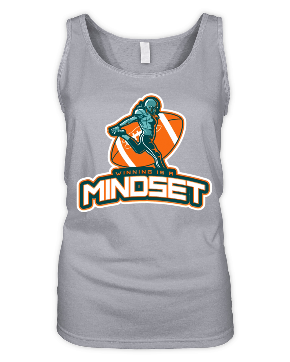 Winning Is A Mindset American Football Sports Organic Women's Tank Top