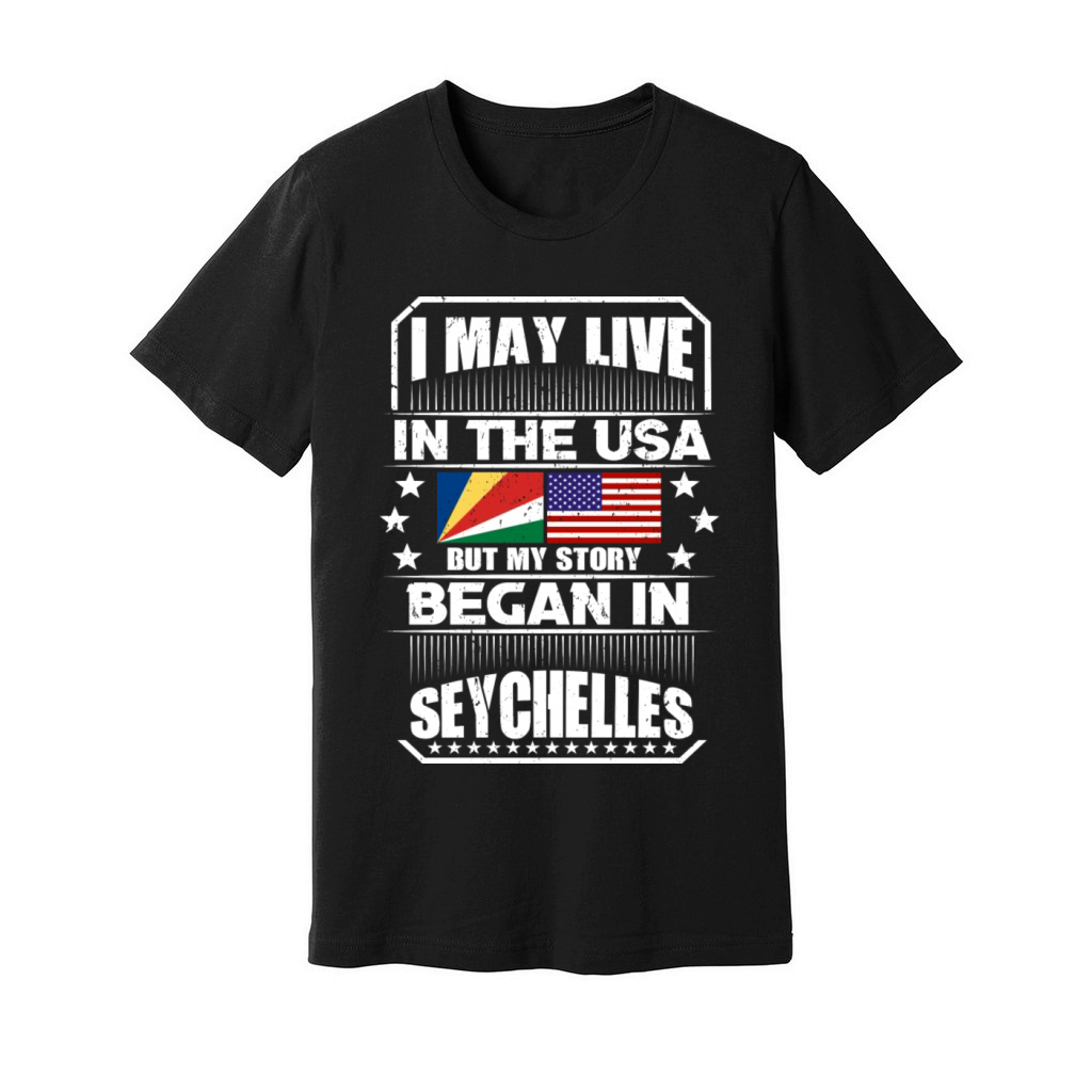 I May Live In The Usa But My Story Began In Unisex Jersey Tee