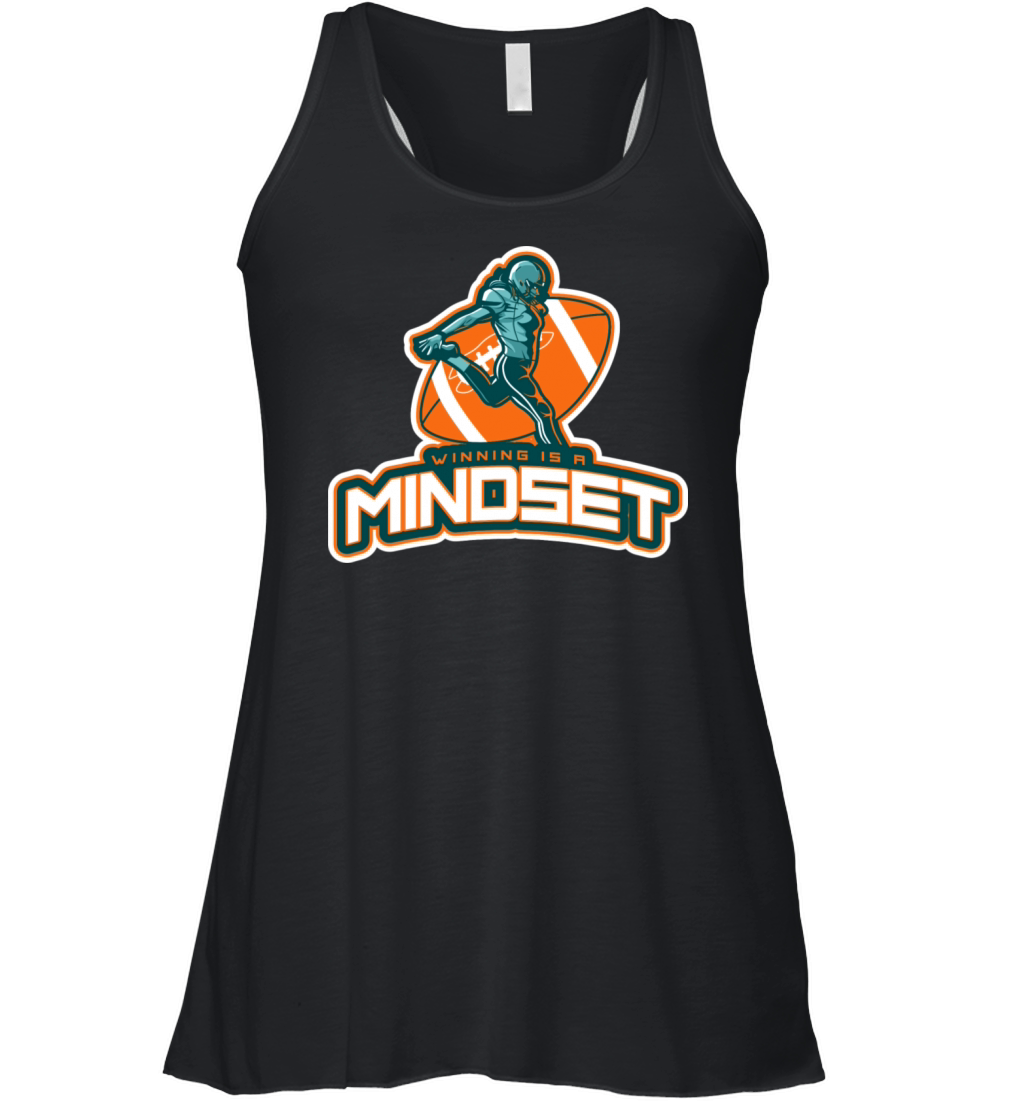 Winning Is A Mindset American Football Sports Women's Flowy Tank Top