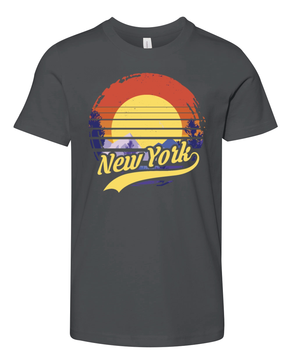 New York Usa Staate Youth Unisex Jersey Tee