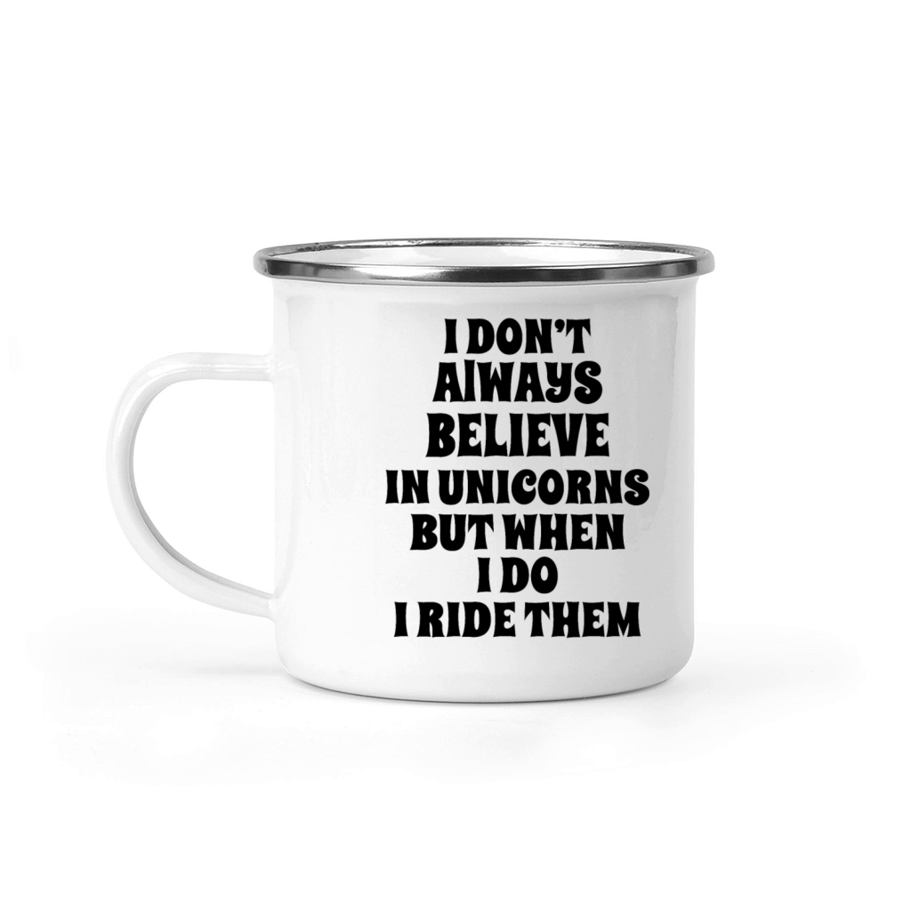 Unicorn Funny Shirt Camping Mug
