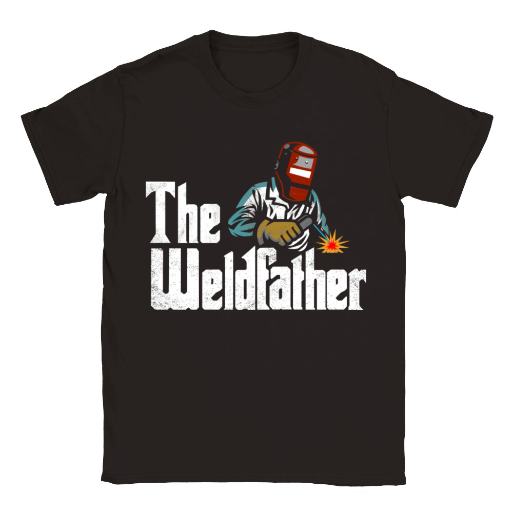The Weldfather Funny Welding Classic Kids Crewneck T-shirt