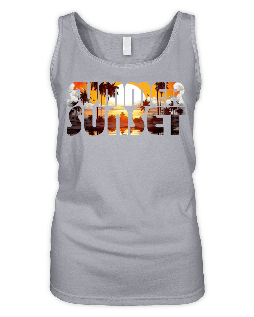 SUMMER SUNSET Organic Women's Tank Top