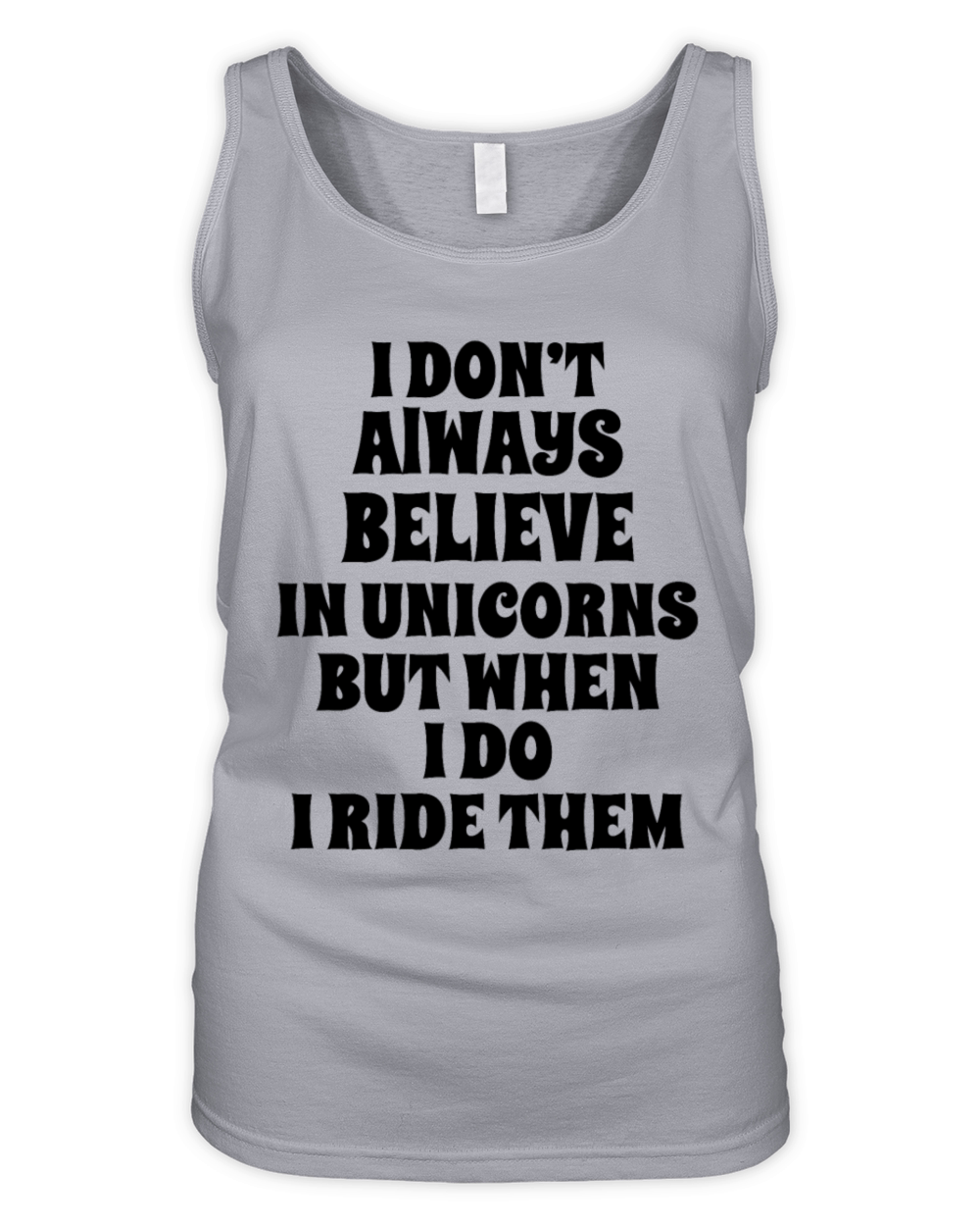 Unicorn Funny Shirt Organic Women's Tank Top