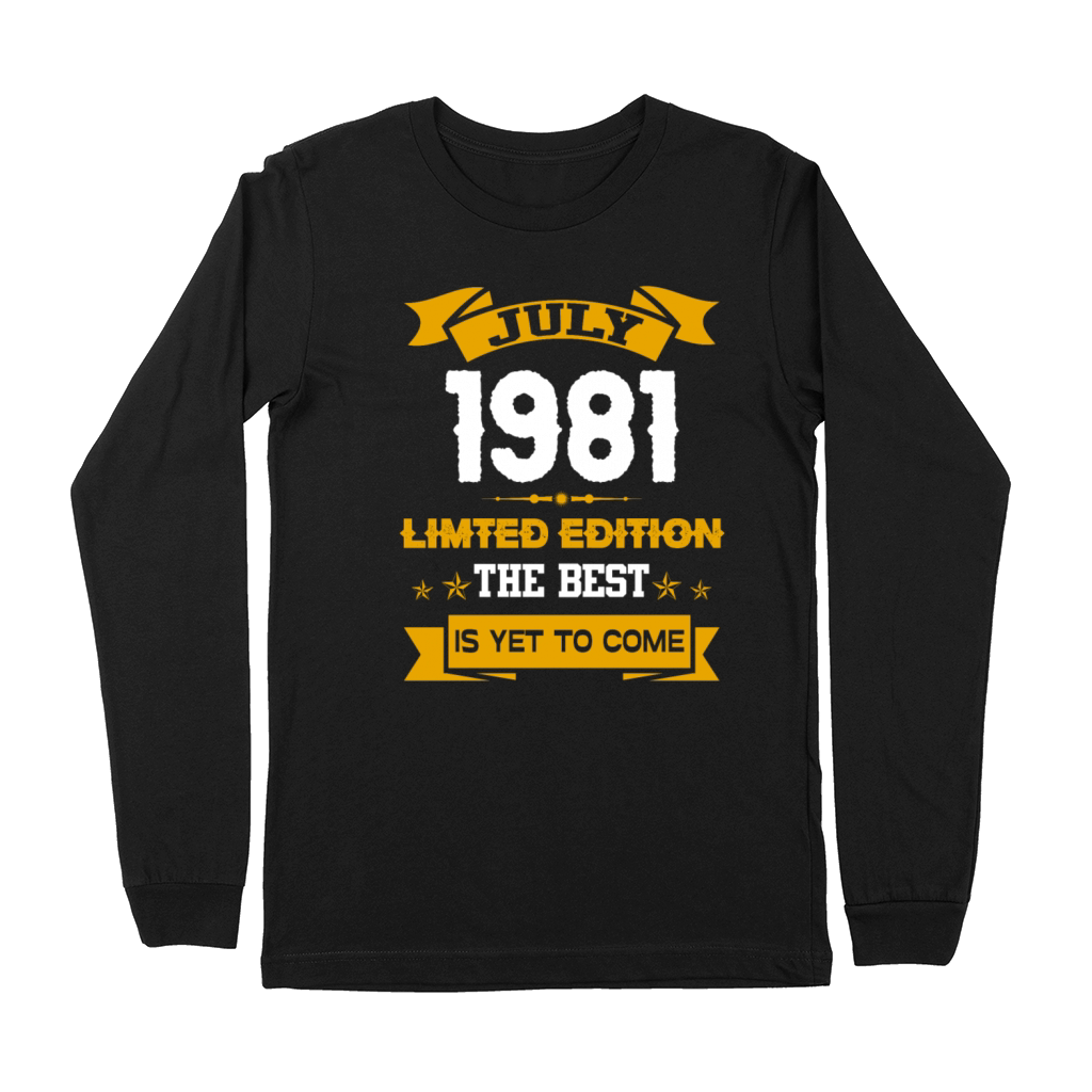 July 1981 Birthday Surprise Premium Long Sleeve