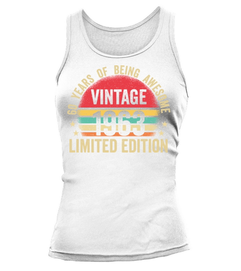 60TH BIRTHDAY LIMITED EDITION 1963 Tank top Woman