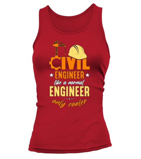 Civil Engineer Like A Normal Engineer Contractor Tank top Woman