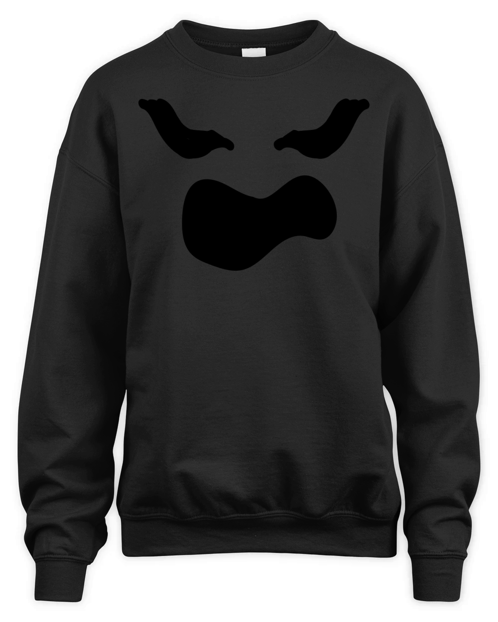 Scary faces halloween (12) Unisex Premium Crewneck Sweatshirt
