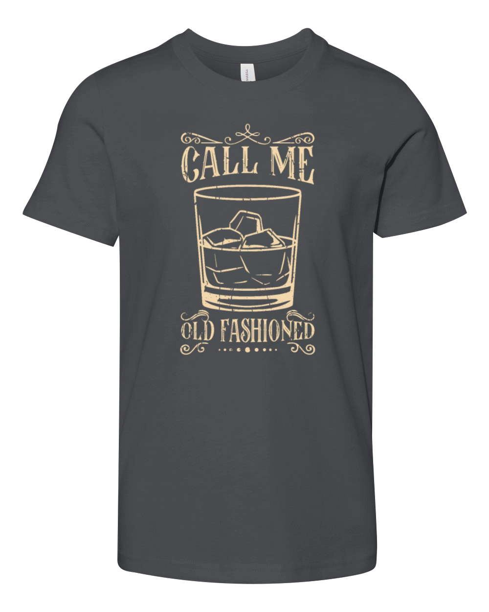Vintage Call Me Old Fashioned Whiskey - Alcohol Youth Unisex Jersey Tee