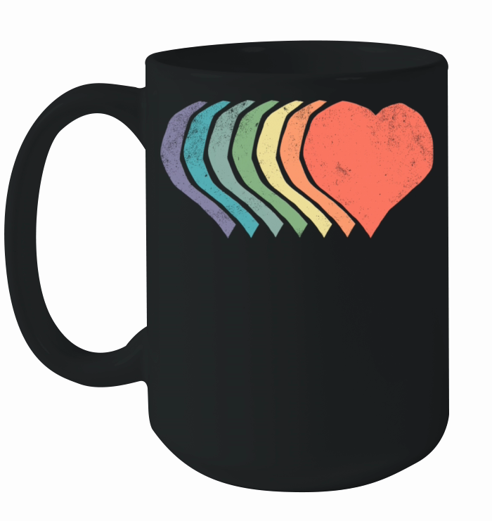 Rainbow Love Ceramic Mug