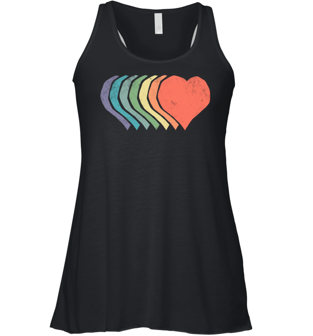 Rainbow Love Women's Flowy Tank Top