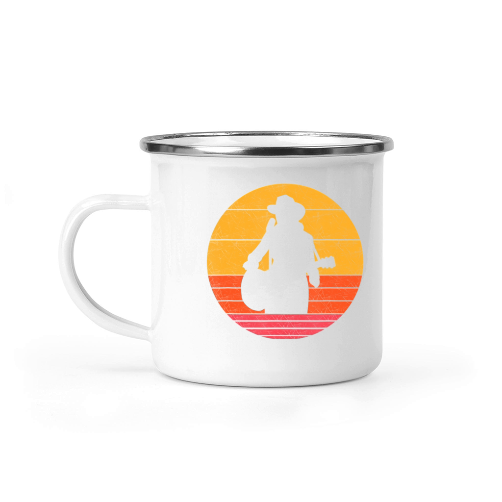 Retro Country Musicinger Vintagetyle Western Camping Mug