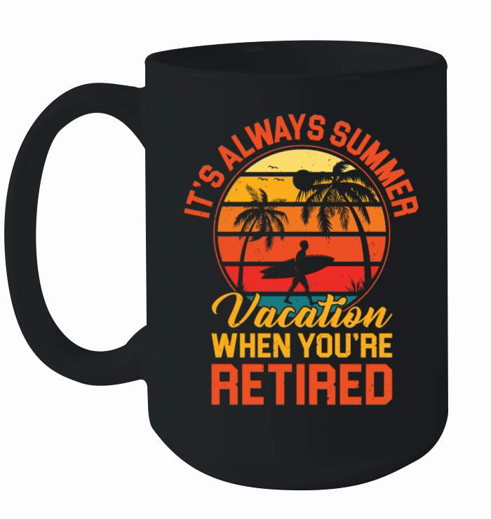 Summer Season Tropical Vacation Beach Summertime Ceramic Mug