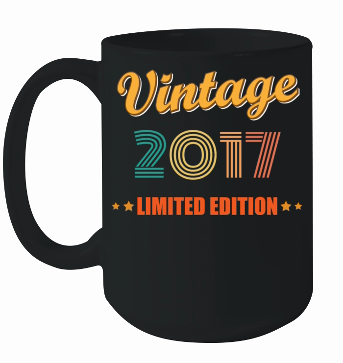 Vintage 2017 Limited Edition Birthday Idea Ceramic Mug