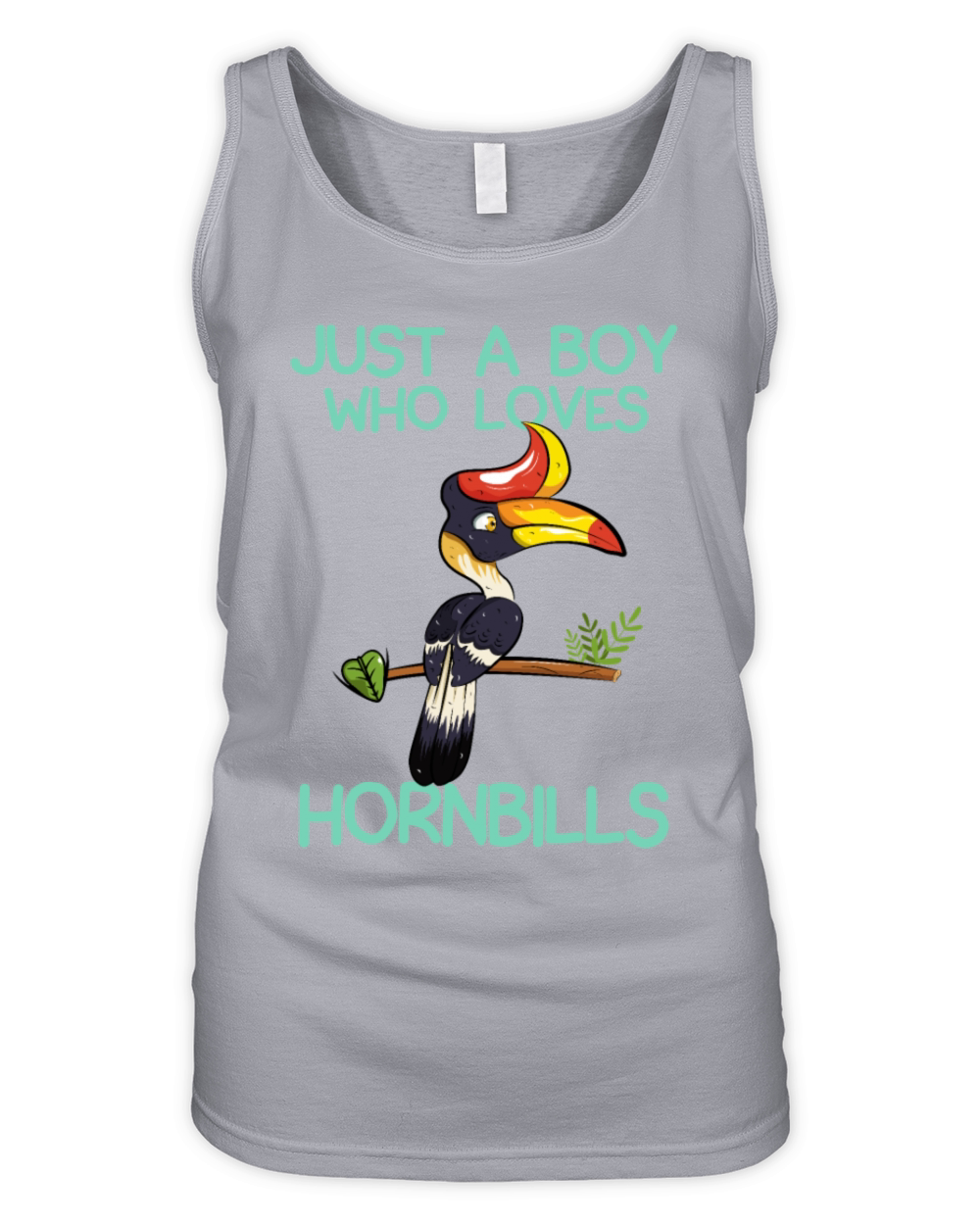 Just A Boy Who Loves Hornbills Organic Women's Tank Top