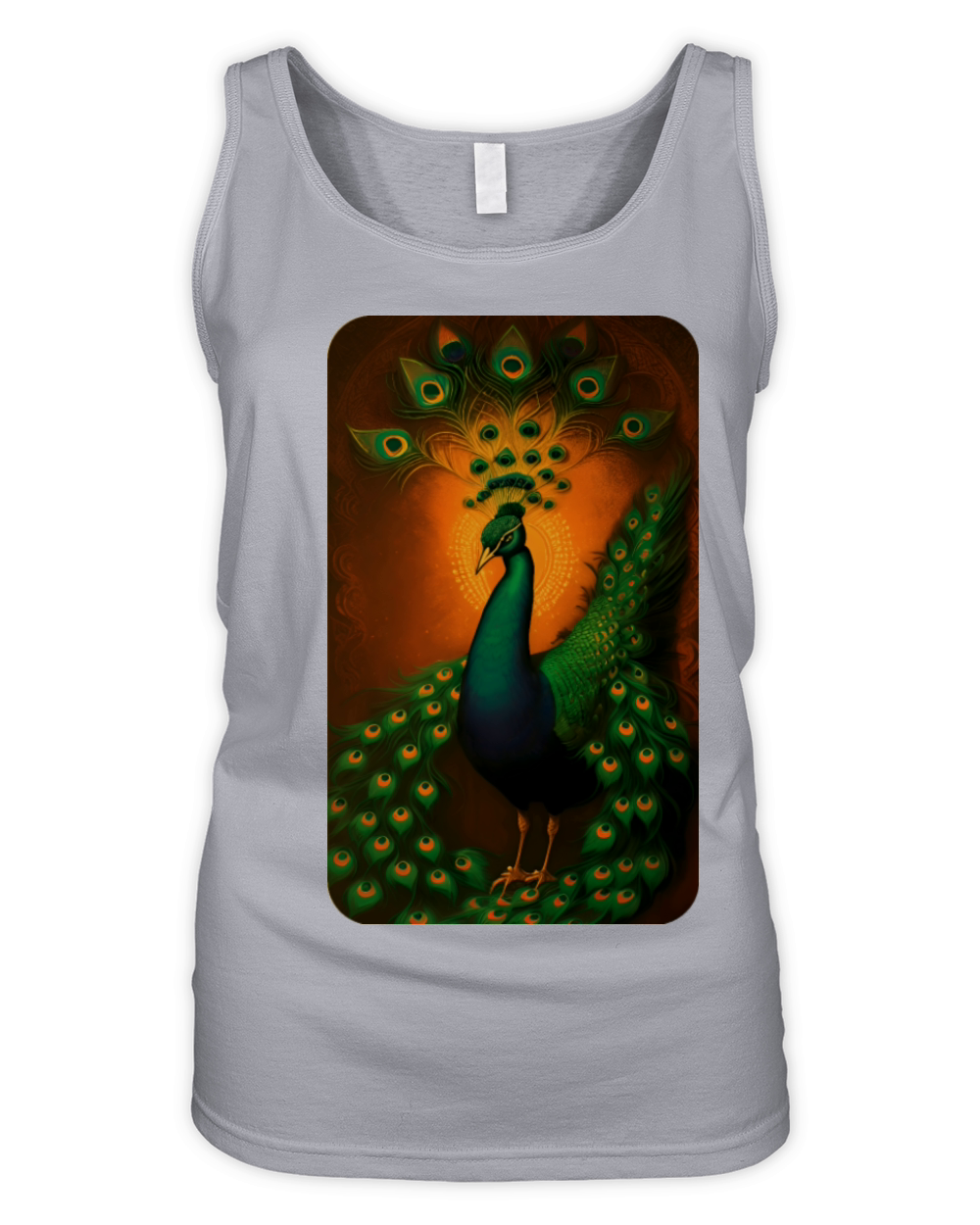 Vintage Peacock Art by Dreamscape Shirts Organic Women's Tank Top