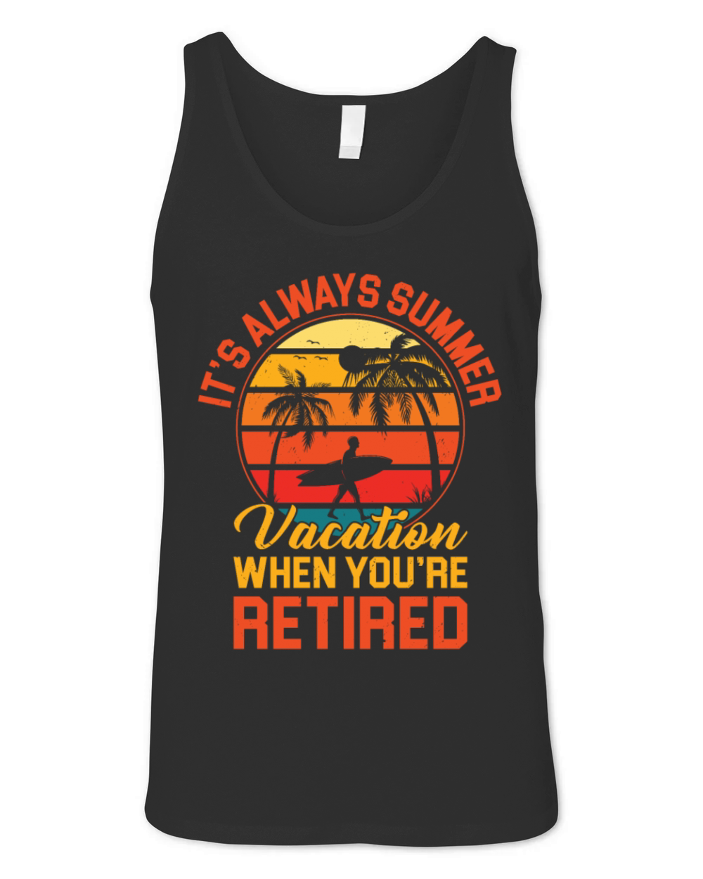 Summer Season Tropical Vacation Beach Summertime Unisex Jersey Tank