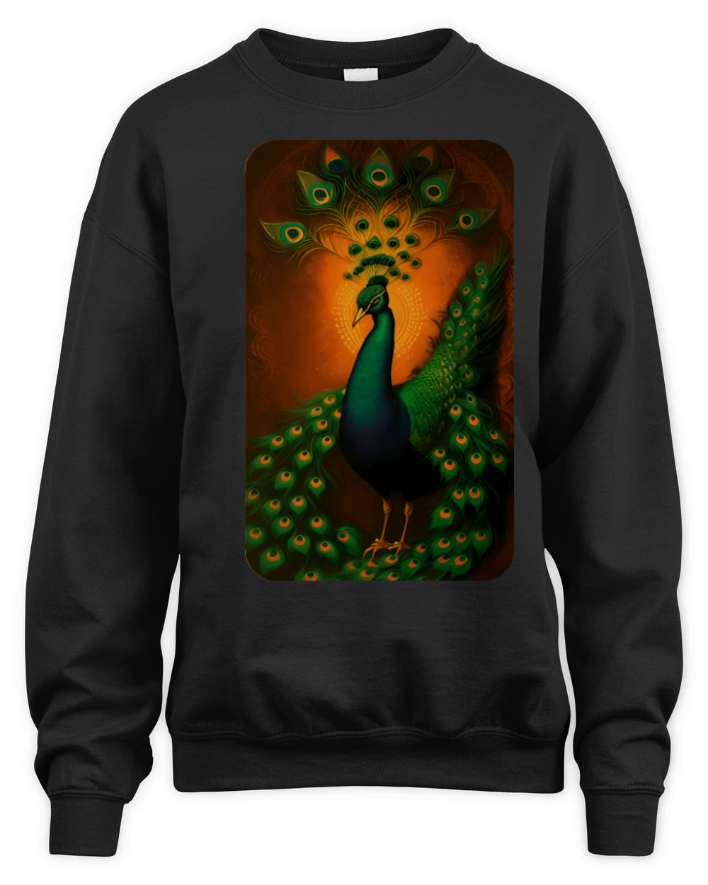 Vintage Peacock Art by Dreamscape Shirts Unisex Premium Crewneck Sweatshirt