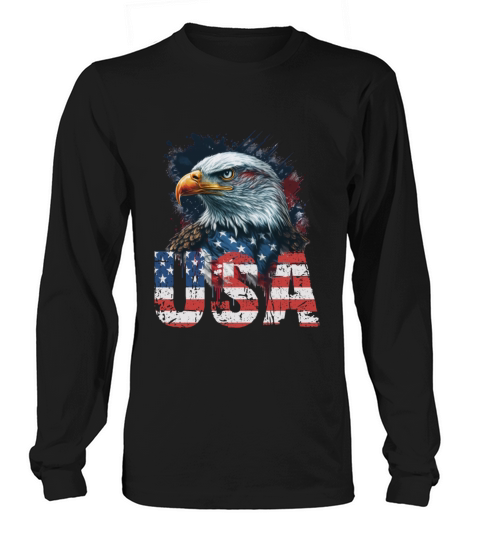 Patriotic Eagle 010 Long sleeved Unisex