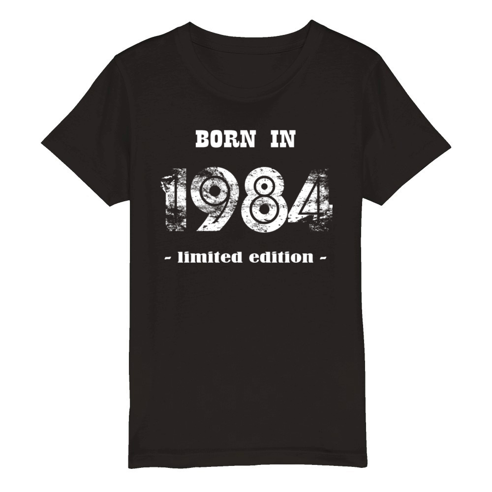 Born in 1984 - limited edition Organic Kids Crewneck T-shirt