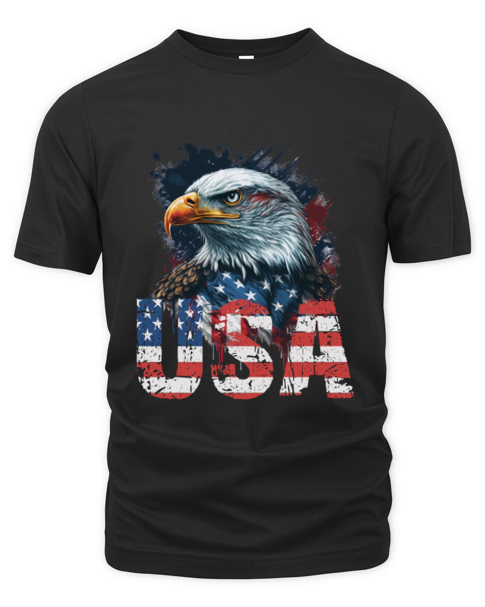 Patriotic Eagle 010 Organic Unisex T-shirt