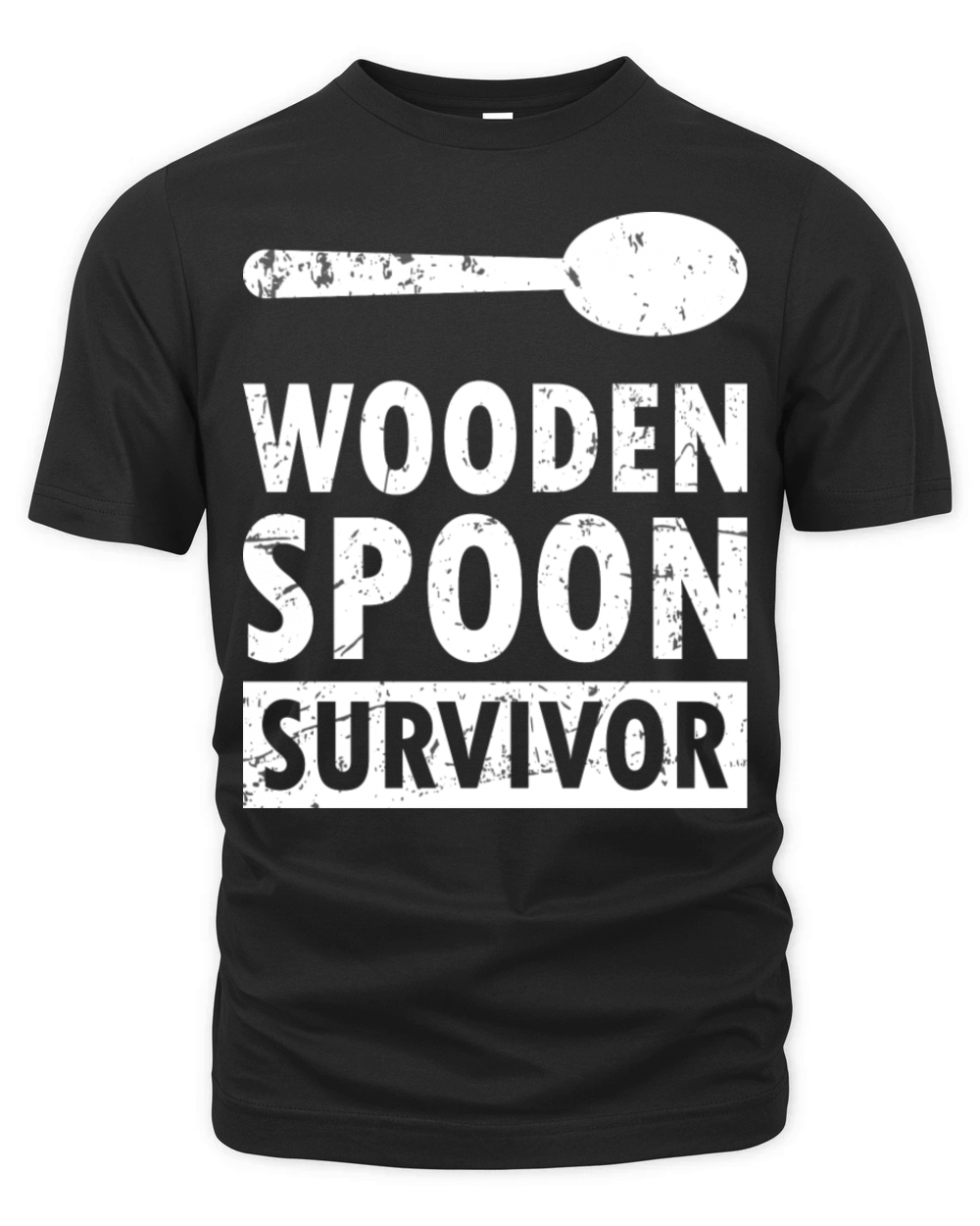 Wooden Spoon Survivor Funny Sayings Cool Organic Unisex T-shirt