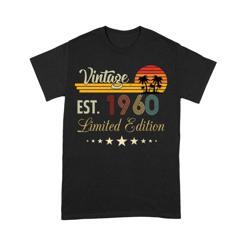 Vintage Est 1960 Limited Edition Birthday Premium T-shirt