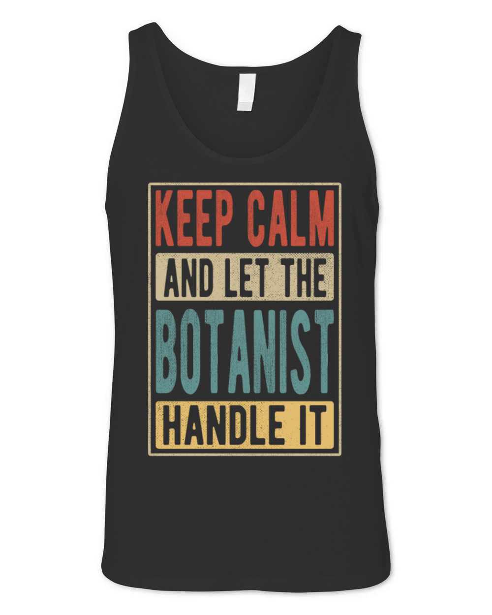 Botanist Retro Gift Unisex Jersey Tank