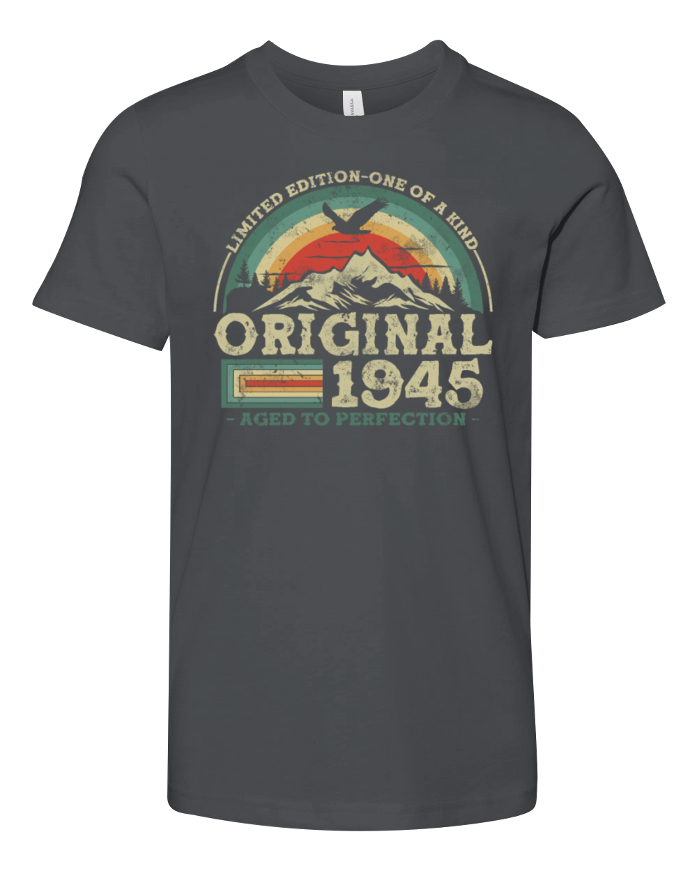 1945 Vintage Birthday Gift Youth Unisex Jersey Tee