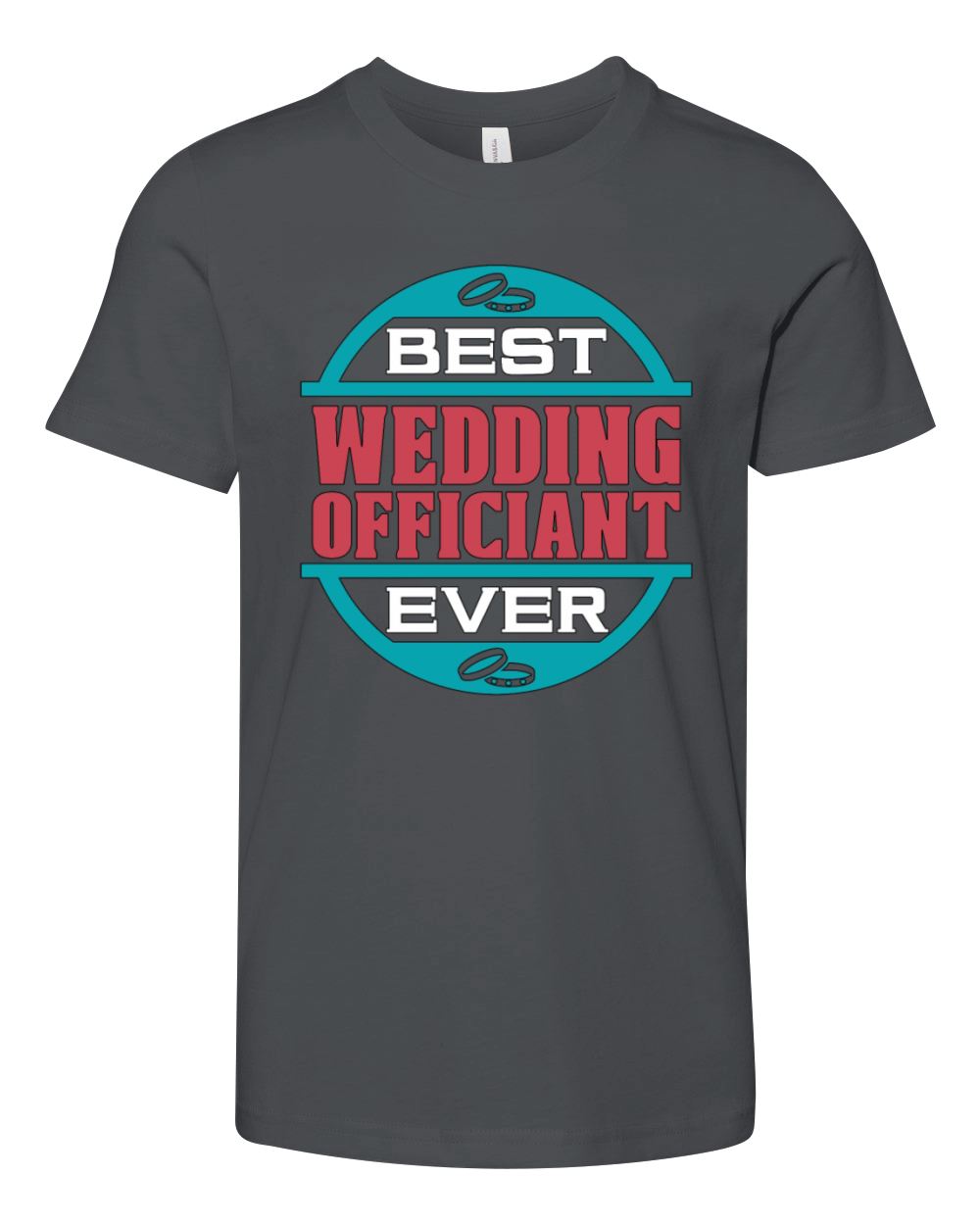 Officiant Best Ever Wedding Officiant Minister Youth Unisex Jersey Tee