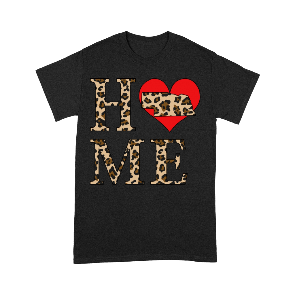 Nebraska Home Leopard Print Premium T-shirt
