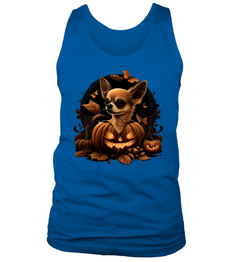 Chihuahua Halloween Costume - Scary Pumpkin Witch Tank Top Unisex