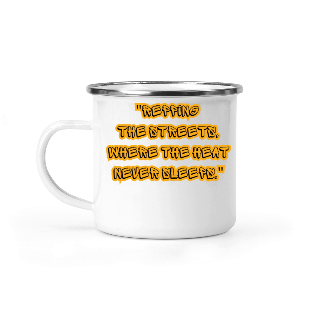 Rap Music Quote Camping Mug
