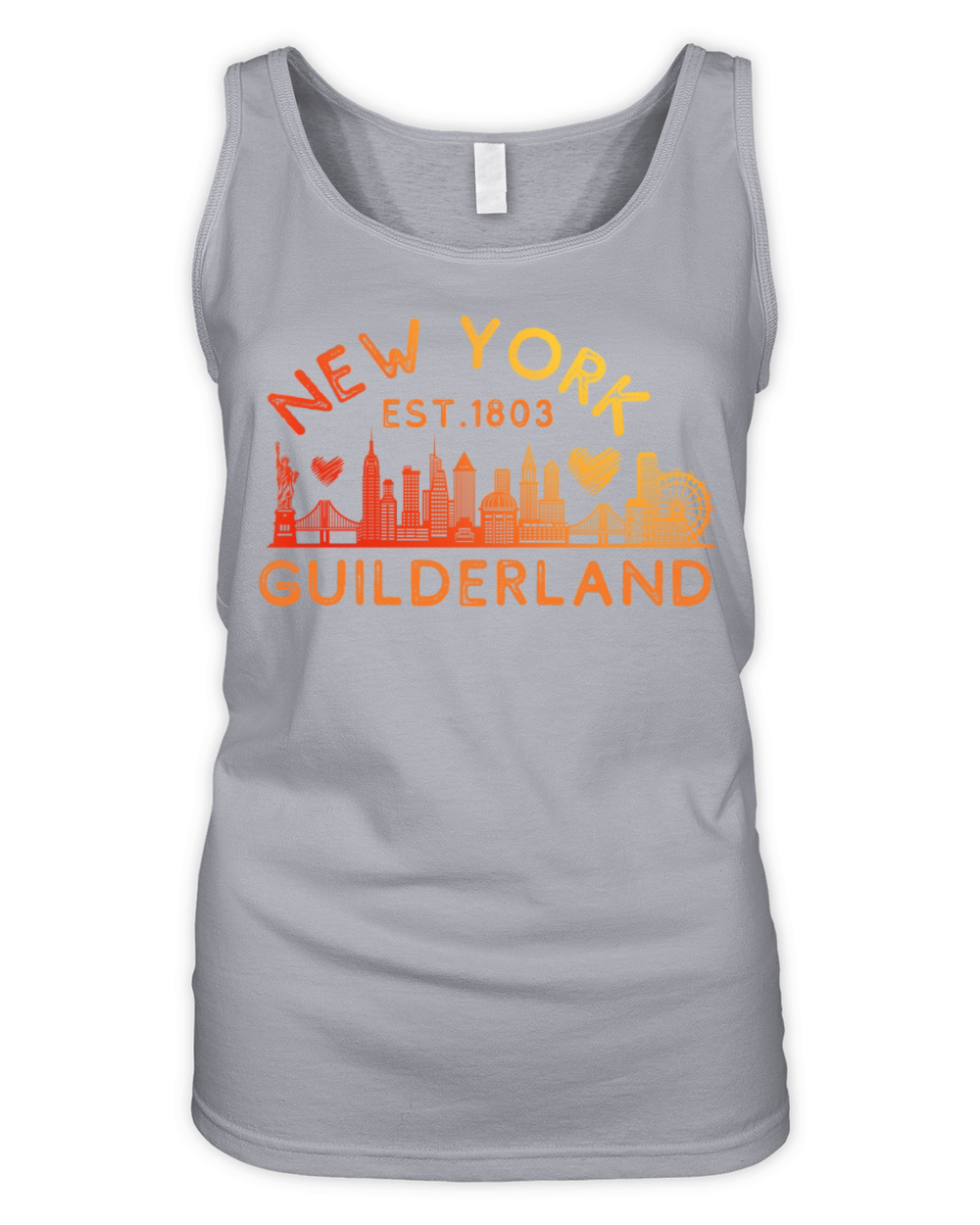 Guilderland New York Established 1803 Home Town Organic Women's Tank Top