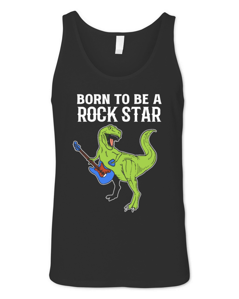 Born to Rock Star Performer Gift Unisex Jersey Tank